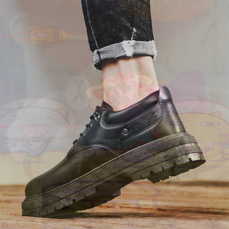 Luxury Lifestyle Brand - Dark Natural Leather Fashion Trainers Tennis