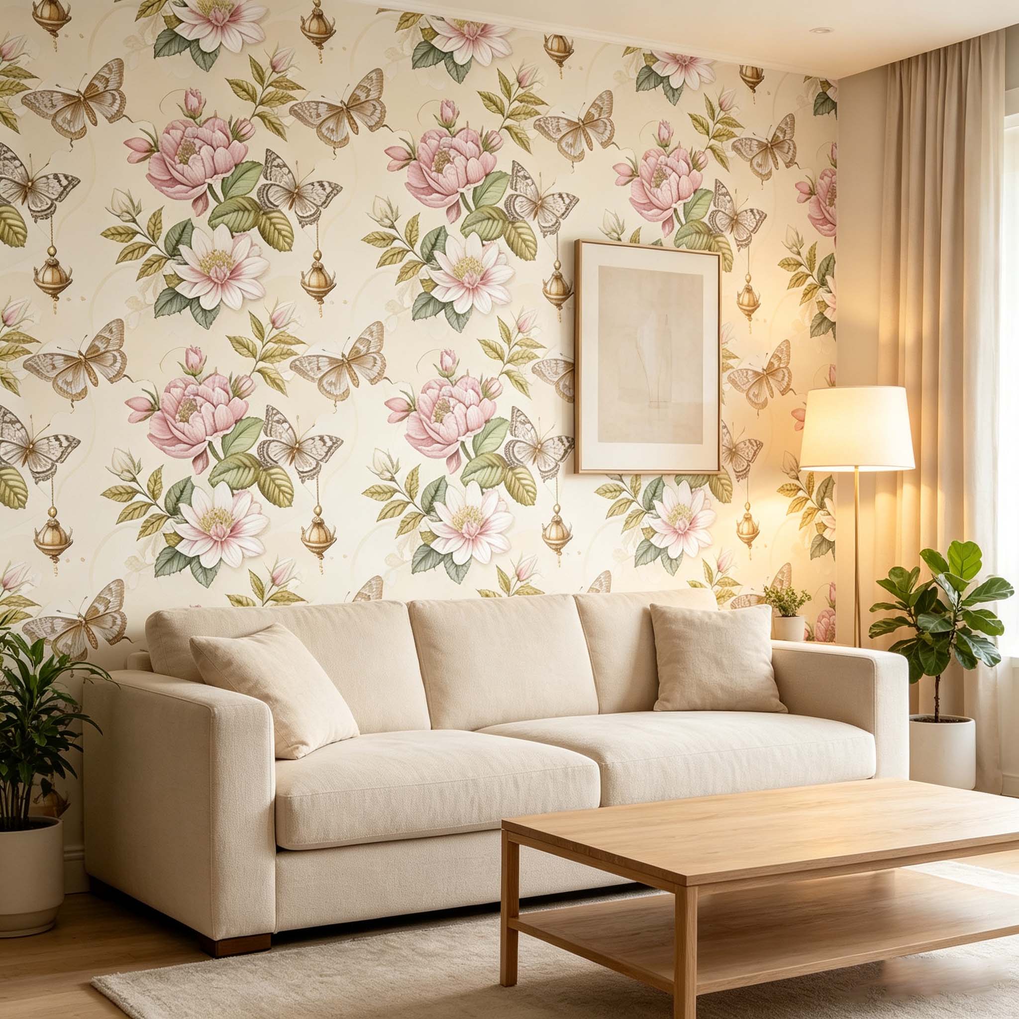 Light Luxury Retro Wallpaper S - Luxury Lifestyle Furniture ulasan dan harga