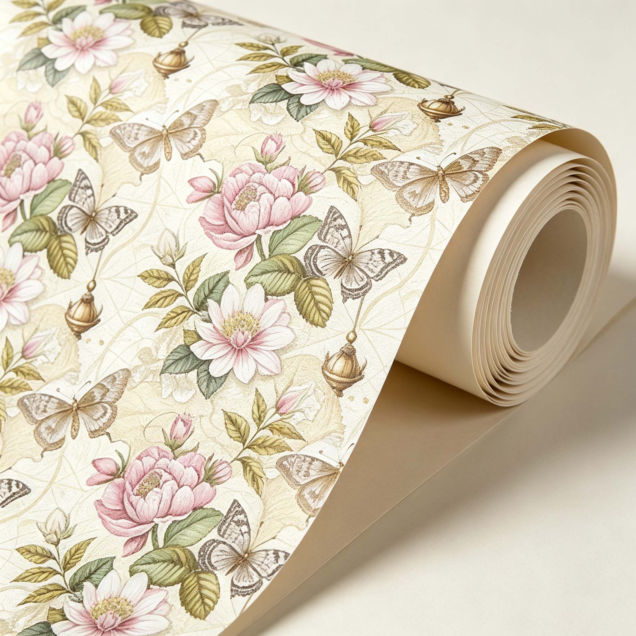 Light Luxury Retro Wallpaper S - Luxury Lifestyle Furniture ulasan dan harga